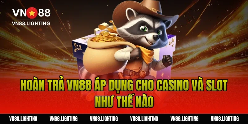 Hoàn trả VN88 – Nhận ngay ưu đãi hoàn trả cực đã đến 10% 5 Hoàn trả VN88 áp dụng cho casino và slot như thế nào