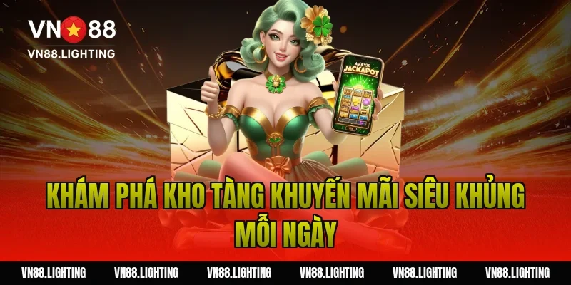 Chơi nổ hũ VN88 – Khám phá bí quyết săn jackpot lớn 6 Khám phá kho tàng khuyến mãi siêu khủng mỗi ngày