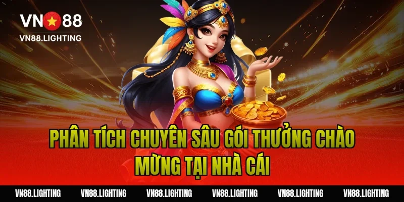 Thưởng thành viên mới VN88 100% – Nhận ngay ưu đãi 6.150K 3 Phân tích chuyên sâu gói thưởng chào mừng tại nhà cái